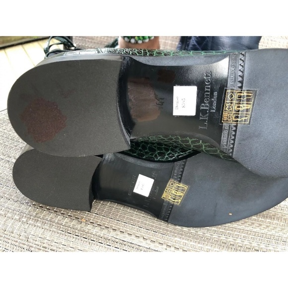 LK BENNETT LADIES (2) PAIR CROC/QUILT RIDING BOOTS - Picture 4 of 8